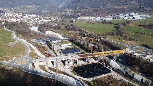 Fotoreportaža: Gradnja obvoznice Tolmin