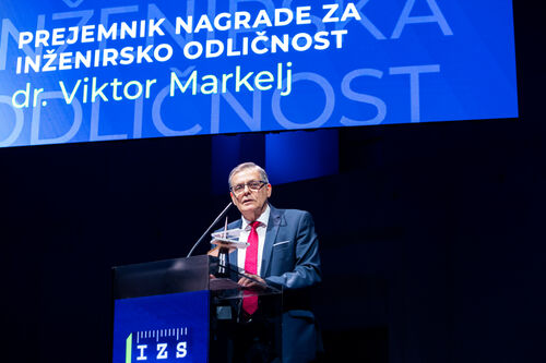 Letošnji prejemnik nagrade za inženirsko odličnost je dr. Viktor Markelj