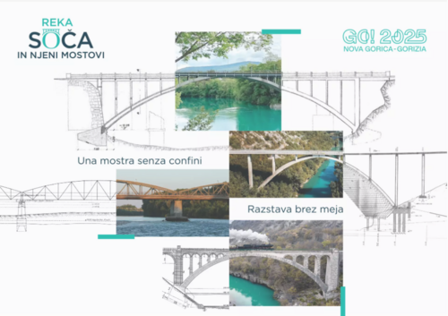 Jutri, 13.05. 2025, bo v Gorici potekala  otvoritev skupne razstave IZS in italijanske regionalne zbornice inženirjev Gorice »Reka Soča in njeni mostovi«