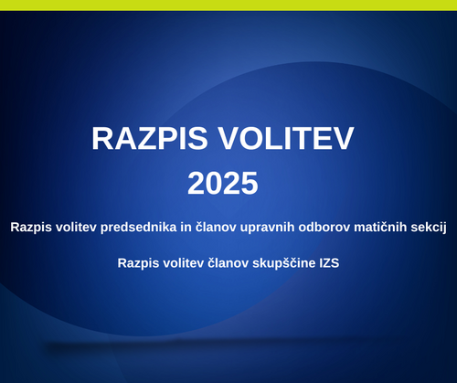 Objavljamo razpis volitev predsednika in članov upravnih odborov MS in predstavnikov MS v skupščini IZS