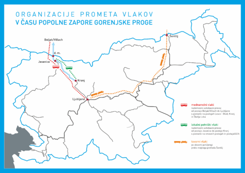 Brez ovir v prometu ni mogoče izvesti nadgradnje železniške infrastrukture – primeri dobrih praks za manjše ovire v prometu